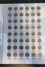 Sixpence Coin Collection 1920-1967 Including 1923 & 1952 In Folder