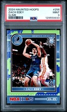 2024 PANINI HAUNTED HOOPS SLIME #256 ZACH EDEY PSA 9