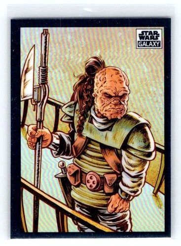 2022 Topps Star Wars Galaxy Chrome Weequay 94 Refractor