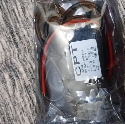 CPT G120503 DC/DC Converter 12V DC to 5V DC 3A Max 15W Black