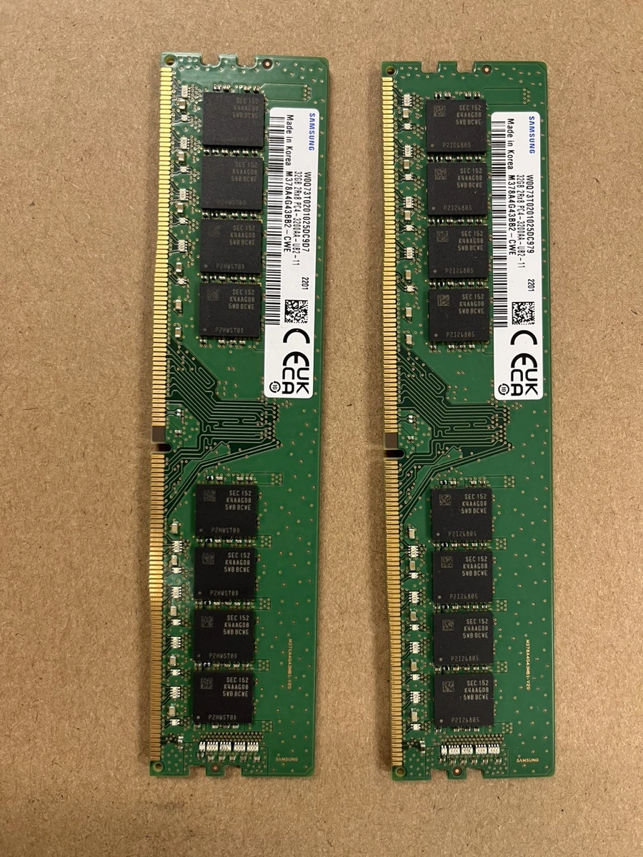 Samsung DDR4 SDRAM 32 GB Total Capacity Memory (RAM) for sale - eBay
