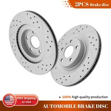 320mm Rear Drilled Brake Rotors for Volvo V60 V90 Cross Country S60 XC90 XC60
