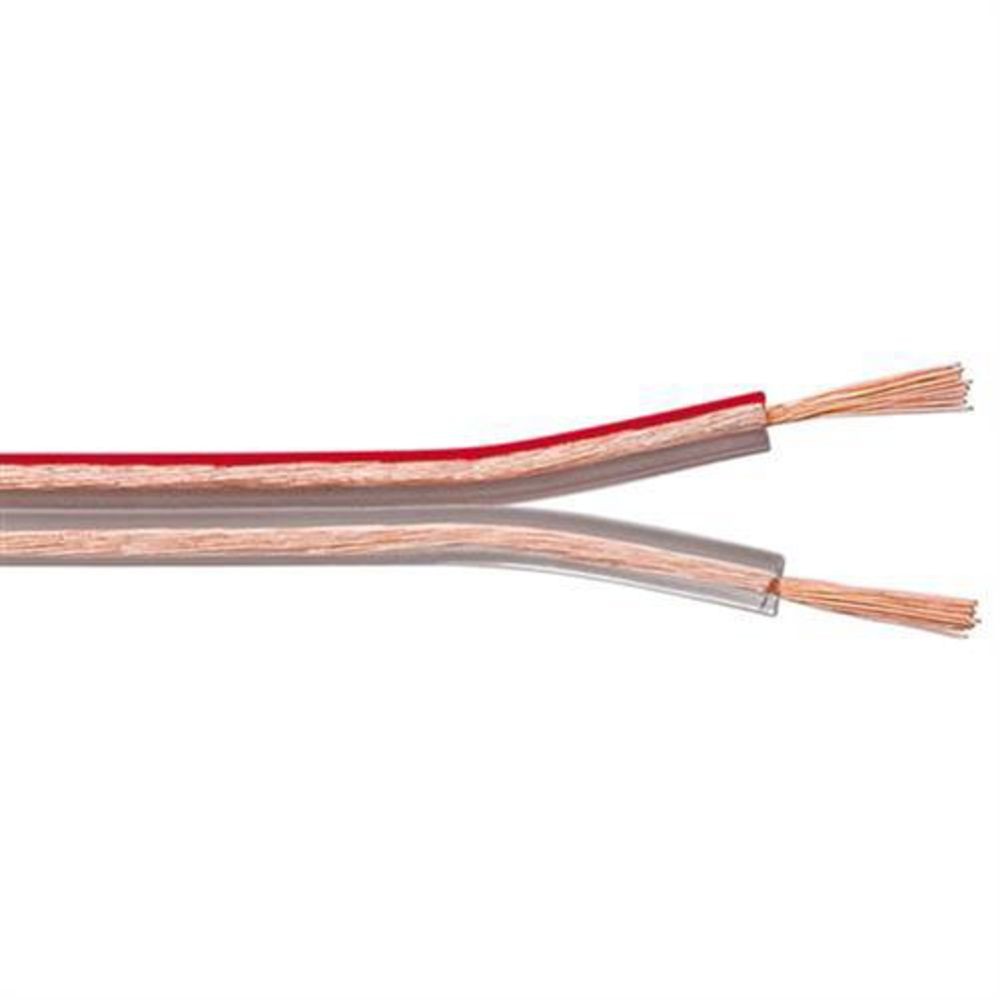 Goobay Lautsprecherkabel 10m Rolle 2x05mm CU transparent 15118 2290₽