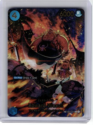 2026 One Piece Edward Weevil (SP) #EB01-023 The Azure Sea's Seven Rare Foil