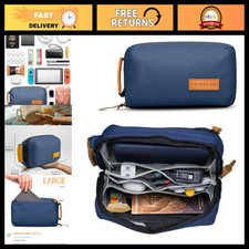 Travel Tech Organizer Pouch for Cables, Accessories Gadgets - Compact Durabl
