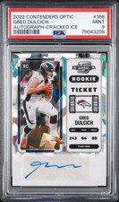 2022 Panini Contenders Optic - Rookie Ticket Autographs Greg Dulcich #166 /22