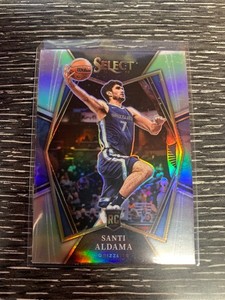 2021-22 Panini Select #101 Santi Aldama Silver Prizms RC 1AD
