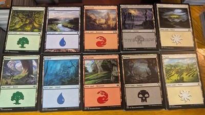 Magic the Gathering Instant Wholesale Collection 4000 Basic Lands 800 Of Each