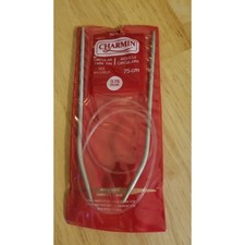 CHARMIN Circular Twin-Pin Knitting Needles 75 cm 3.75 mm Made in India NIP