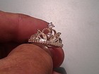 RL 925 Sterling CZ Princes Tiara Ring Size 7 — photo 4
