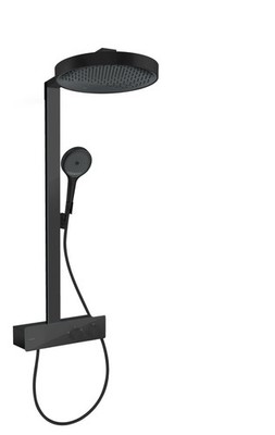 Hansgrohe Showerpipe Rainfinity 350 with 26853670 matt black