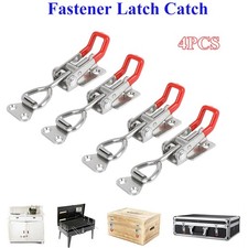 4pc Over Centre Fastener Latch Catch SMALL Lockable Truck Trailer Body Clamp UK