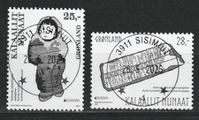 GROENLAND / GREENLAND 2025 - EUROPA  CEPT  - 2 timbres oblitérés** / used