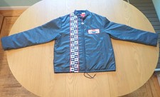 60's-70's Vintage Chevrolet Bowtie Racing Jacket GM Large Size Chevy w/ Patch