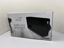 NEW COBY DECOR WIRELESS BLUETOOTH SPEAKER BLACK