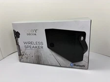 NEW COBY DECOR WIRELESS BLUETOOTH SPEAKER BLACK