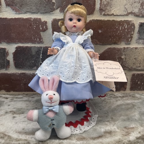 Madame Alexander Alice In Wonderland 8” Doll with White Rabbit 30665 | eBay
