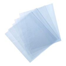 100 Pcs 12"x8" Shrink Wrap Bags Blue Clear Heat Shrink Wrap