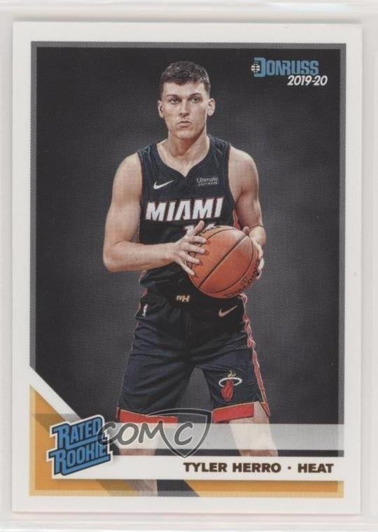 2019-20 Panini Donruss Rated Rookie Tyler Herro #212 w1s