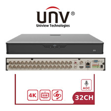 UNV 4K UltraHD 32-Channel Hybrid XVR Supporting 32 TVI/AHD/CVI/CVBS Inputs