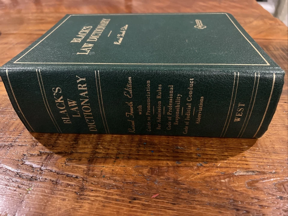 Black’s Law Dictionary Revised Fourth Edition 1968 By West Publishing- 👍👍 - Image 2 of 4