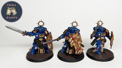 Warhammer 40k - Ultramarines Space Marines - 3 Bladeguard Veteranen