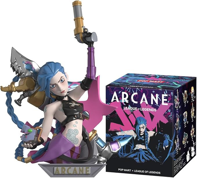 POP MART League of Legends: Arcane Series Figures 4.72-5.51inches