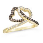Le Vian 14K Yellow Gold Cocktail Ring 0.526 cts White Chocolate Diamonds Size 10 — photo 1