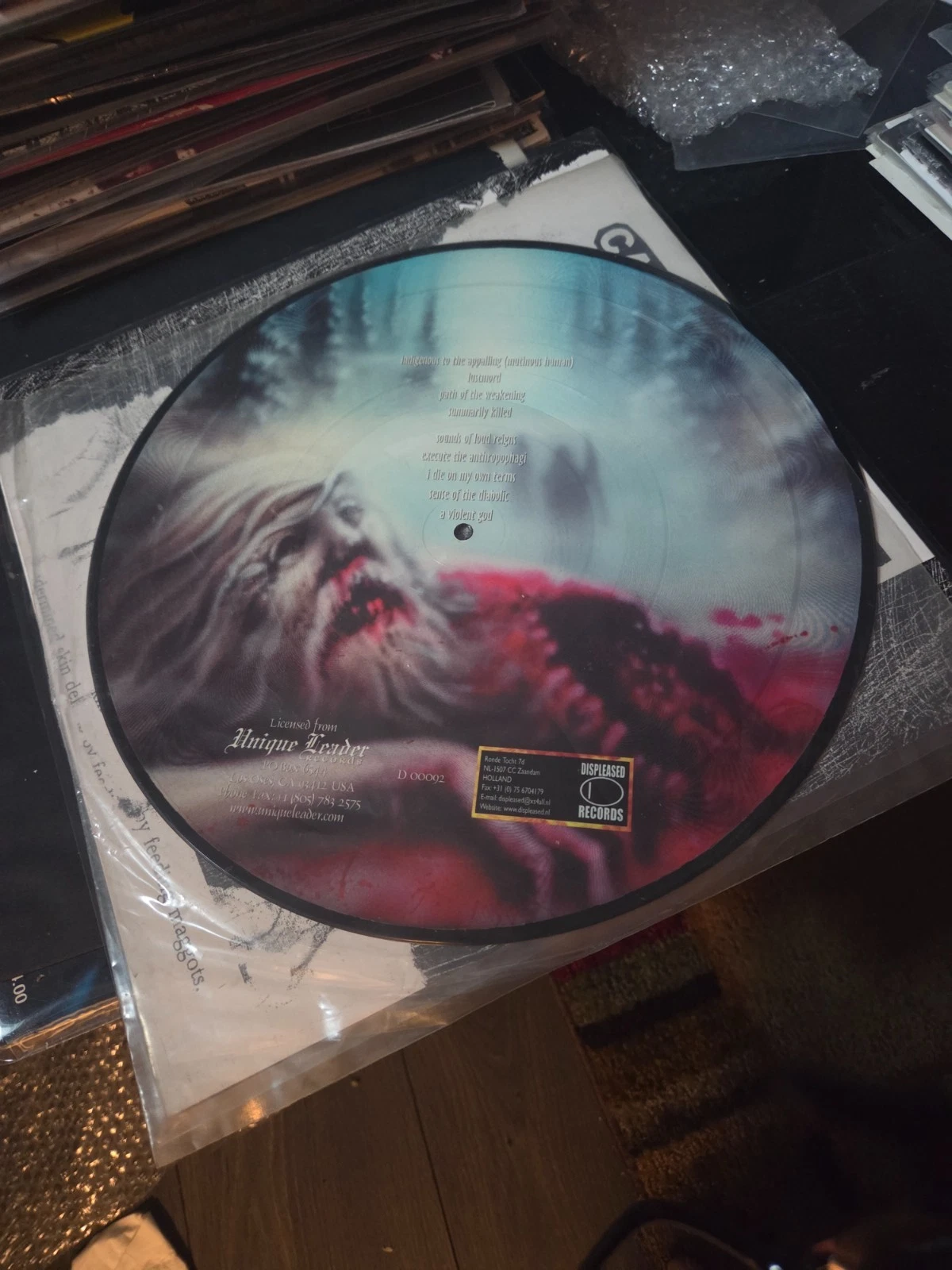 Deeds of Flesh- Path of the Weakening Pic Disk LP image 2