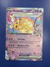Pokémon TCG Dedenne ex Prize Pack Series Cards 093/193 Holo Double Rare