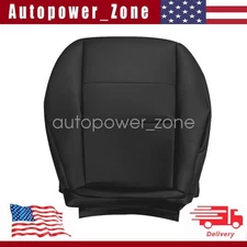 Perforated Driver Bottom Seat Cover Black For 08-15 Mercedes Benz GLK250 GLK280