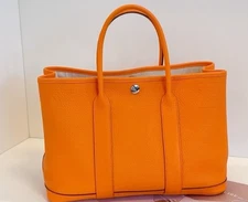 Hermes gp30 garden party Top Handle Shoulder Bag Women Orange