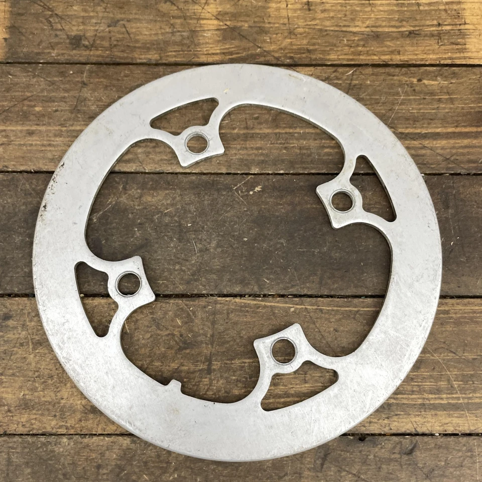Vintage 104 BCD Aluminum Chainring Bash Guard 4-Bolt MTB Bike 95g Protector USA - Image 2 of 4