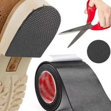 Self-Adhesive EVA Shoe Sole Repair Patch Black Rubber Anti-Slip Protector Pads