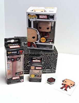 Funko Marvel Mystery Box 5 Pc. Deadpool #538 Bobble Head Chase Vaulted Exclusive