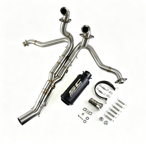 For Kawasaki Ninja ZX6R ZX636 2009-2026 Full Exhaust System Header Muffler Pipe