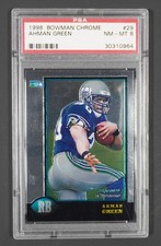 Ahman Green 1998 Bowman Chrome #29 Rookie Card RC Seahawks PSA 8. rookie card picture