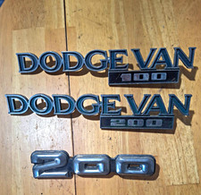 70s And 80s Vintage Dodge Emblems Lot Of 3