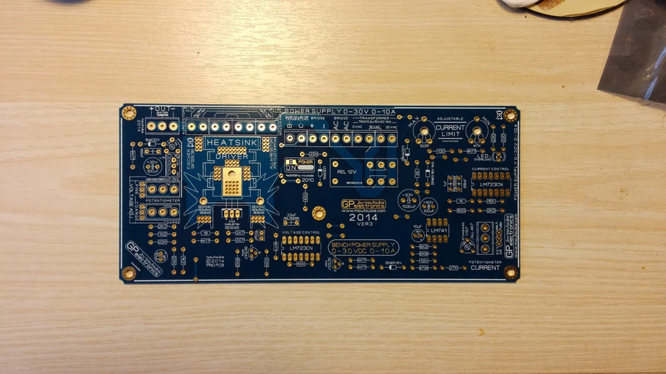 BENCH POWER SUPPLY PS3010 0-30VDC 0-10A PCB by moutoulos™ - Image 4 of 4