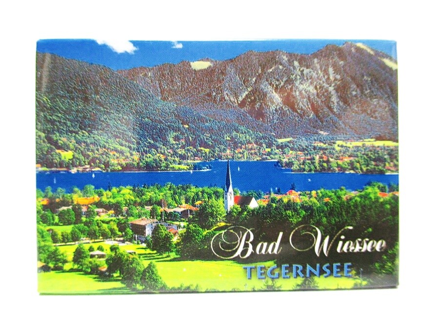 Bad Wiessee Tegernsee Bavaria photo magnet Germany 8 cm travel souvenir
