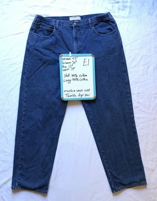 Mens Ll Bean Double L Lined Comfort Waist Jeans 40x32 Ebay