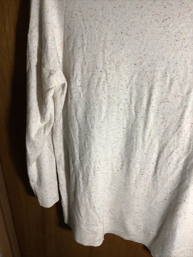 Loft Ivory Confetti Soft Lightweight Sweater Small - Picture 16 of 17