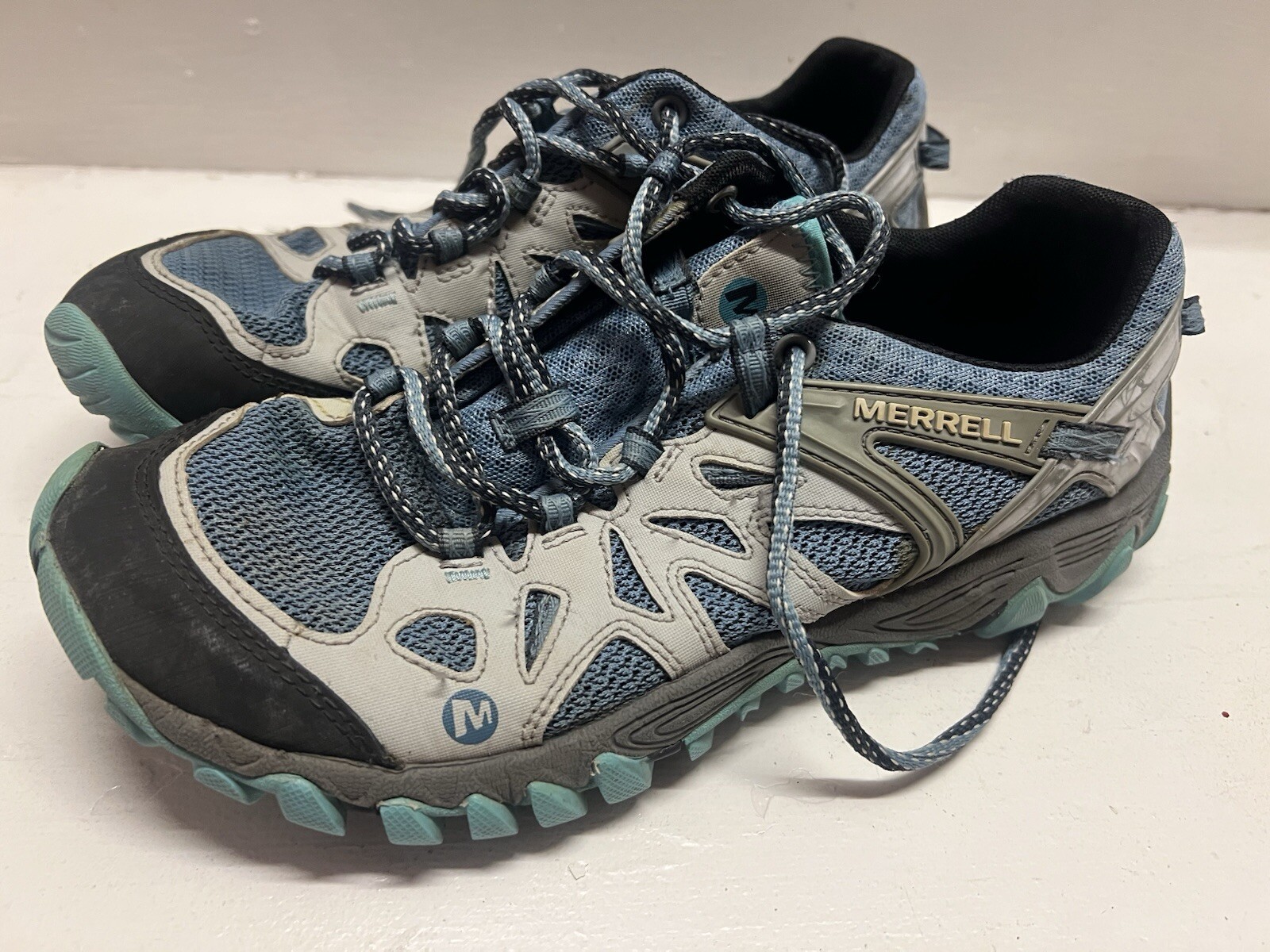 Scarpe da trekking Merrell All Out Blaze Aero Sport Blue Heaven donna 8 5 trail J65032