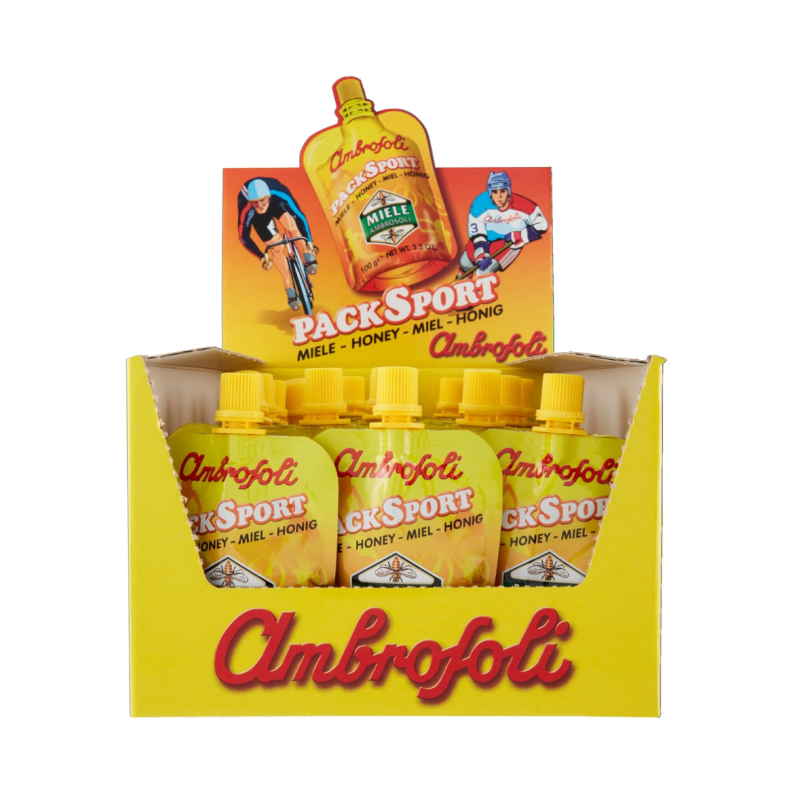 Miele Ambrosoli Miele Millefiori Packsport 24 x 100 g Honey
