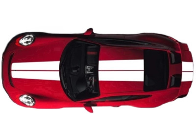 Fit For Porsche 911 997 Boxster Cayman Racing Stripe Car Hood Roof RearStickers