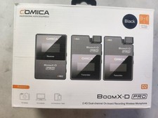Comica BoomX-D PRO D2 Wireless Microphone 2 Transmitter Receiver KIT for Camera