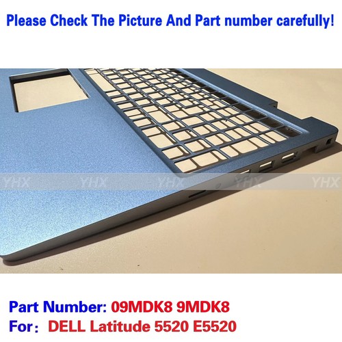 GRAY New For DELL Latitude 5520 E5520 Upper Case Palmrest Cover C Shell 09MDK8 - Picture 2 of 6