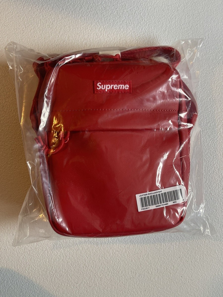 Supreme Cowhide Leather Shoulder Bag. Red. Brand New DSWT Supreme Cowhide Leather Shoulder Bag. Red. Brand New DSWT