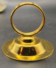 Gold Color Metal Dining Table Top Place Card Sign Holder Display 12 pcs NEW NIP