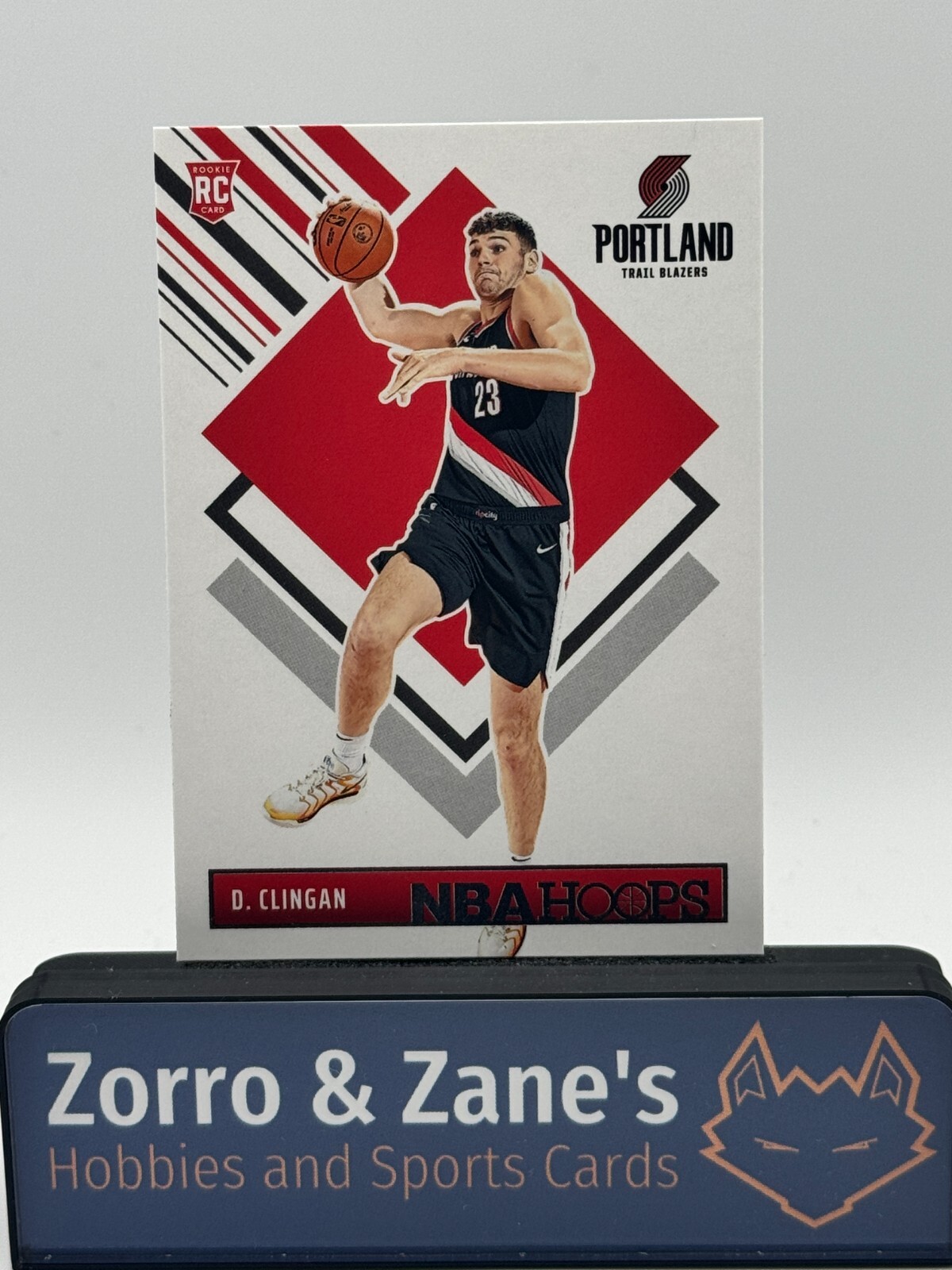 2024-25 Panini NBA Hoops #293 Donovan Clingan Tribute Rookie